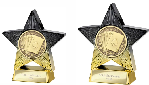 Fantastic Low Cost Poker Gold Black Colour fade Superstar Series from £4.60 excVAT